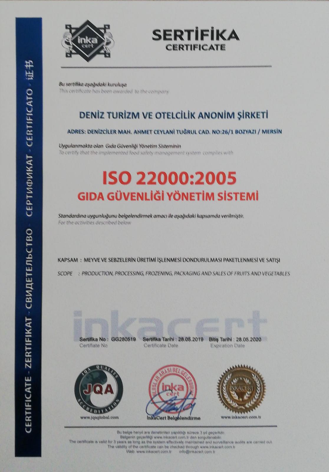 ISO 22000:2005