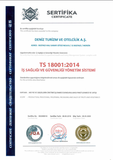 ISO 18001:2014